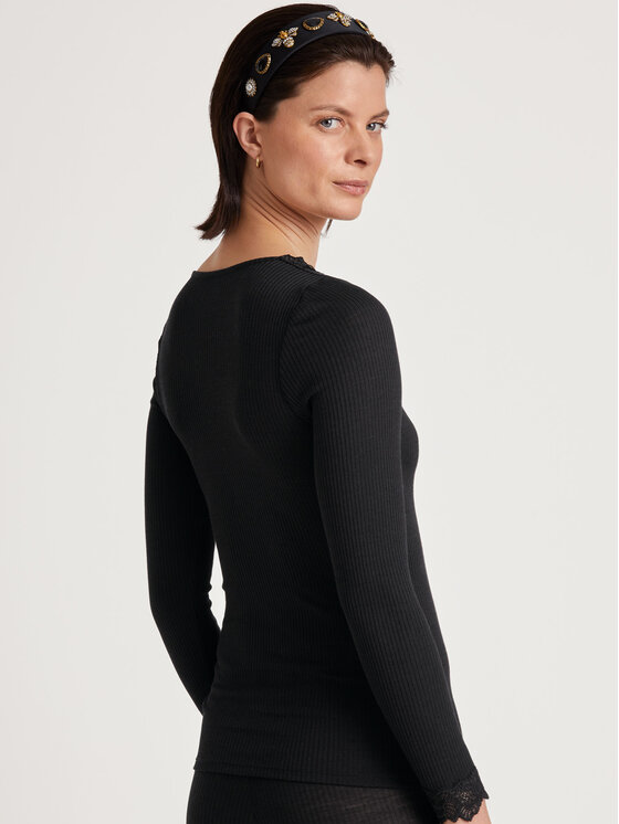 Calida Calida Tričko 15999 Čierna Slim Fit