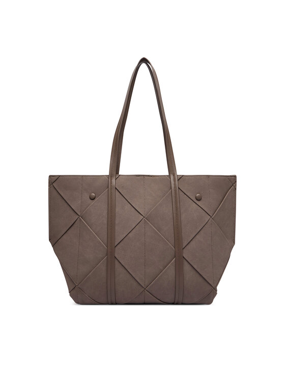 Calvin Klein Calvin Klein Torbica Woven Sueded Carryall LV04F3695G Smeđa