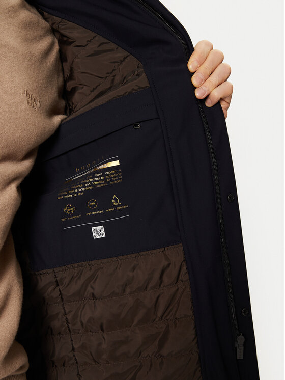 Bugatti Bugatti Kevad-sügis mantel 635500 61050 Tumesinine Regular Fit
