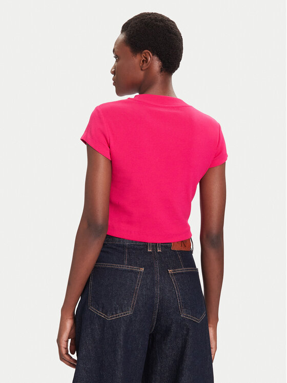 Calvin Klein Jeans Calvin Klein Jeans Тишърт LV047AB802 Розов Regular Fit