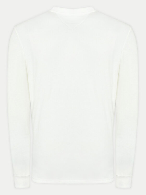 Tommy Jeans Tommy Jeans Longsleeve Linear DM0DM21138 Λευκό Slim Fit