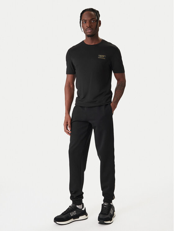 EA7 Emporio Armani EA7 Emporio Armani T-shirt 7M001331 AF13739 UC001 Crna Regular Fit