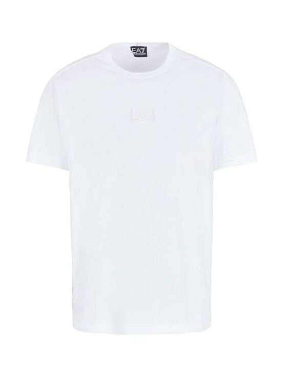 EA7 Emporio Armani EA7 Emporio Armani Bluzka regular Biały Regular Fit