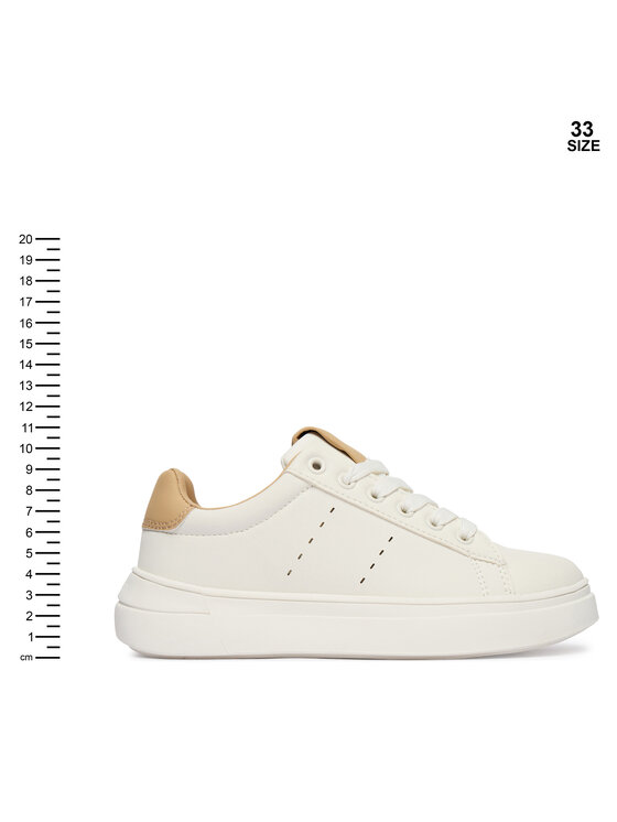 Calvin Klein Calvin Klein Sneakers Low Cut Lace-Up V3X9-83301-1355A M Bianco