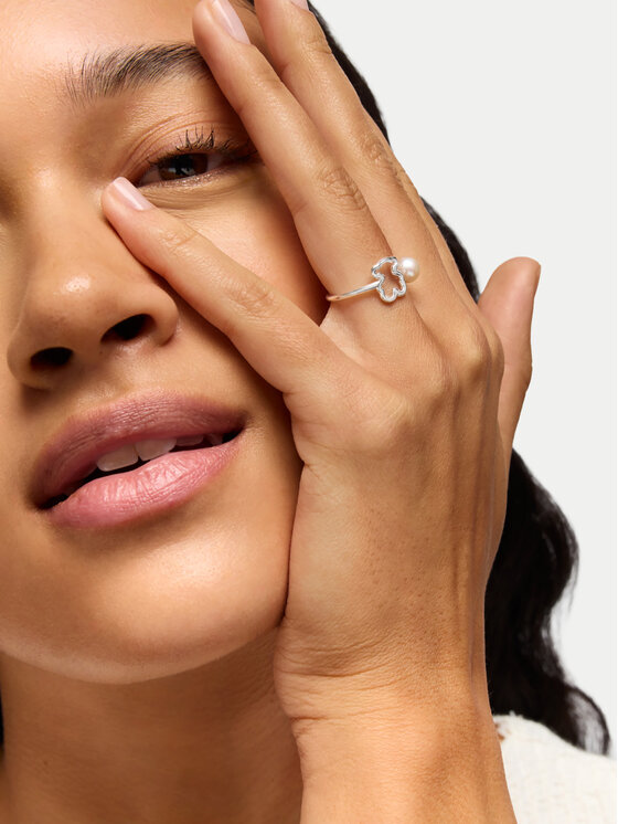TOUS TOUS Ring New Silueta 1004439414 Silberfarben