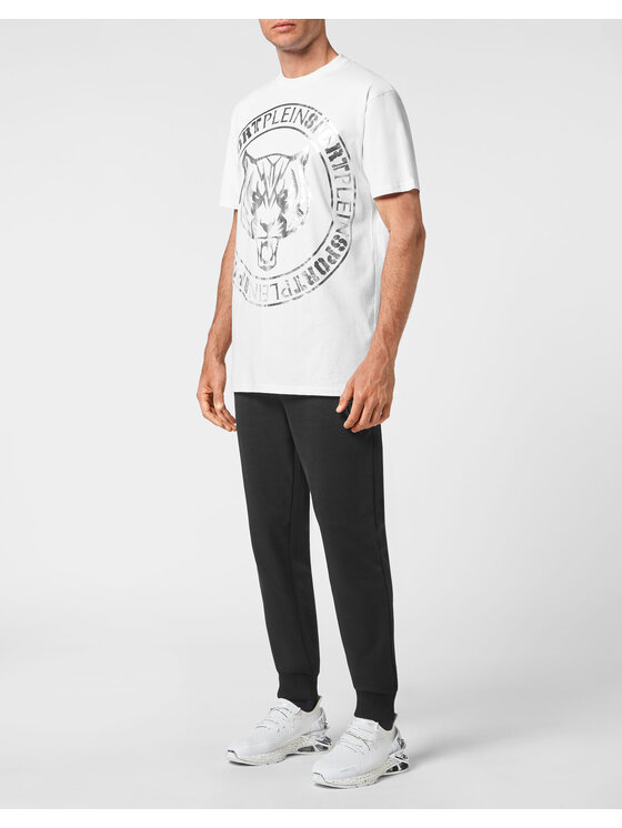 Plein Sport Plein Sport T-Shirt 2695 Biały Regular Fit