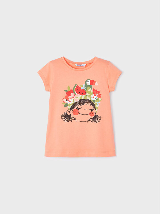 Mayoral Mayoral T-Shirt 3070 Πορτοκαλί