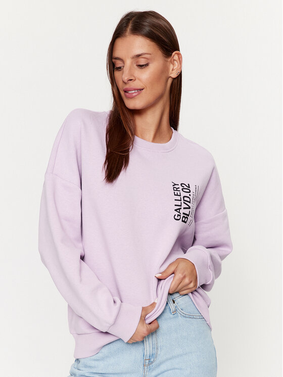 ONLY Mikina 15275525 Fialová Box Fit