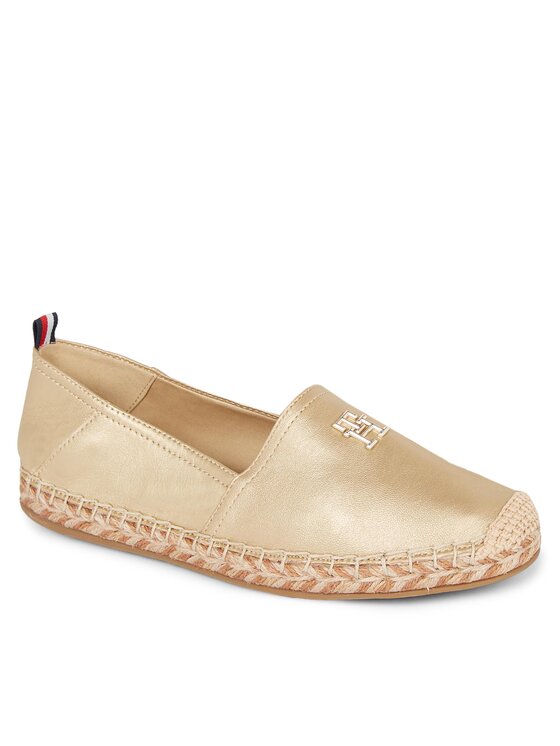 Tommy Hilfiger Tommy Hilfiger Espadrillas Th Gold Flat Espadrille FW0FW07694 Oro