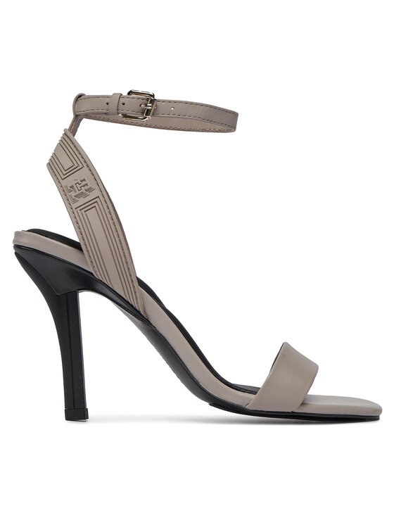 Tommy Hilfiger Tommy Hilfiger Sandaalid Sporty Leather High Heel Sandal FW0FW07795 Beež