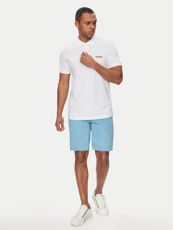BOSS Boss Pantaloncini di jeans Anderosn 50514494 Blu Relaxed Fit