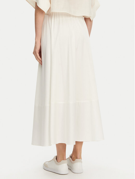 Max Mara Max Mara Spódnica trapezowa Roal 2516771028 Biały Regular Fit