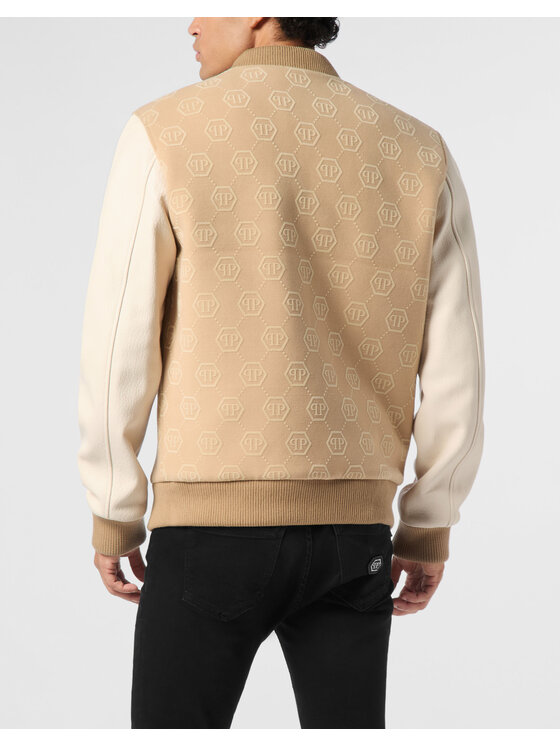 PHILIPP PLEIN PHILIPP PLEIN Bundy bomber 26087 Béžová Regular Fit