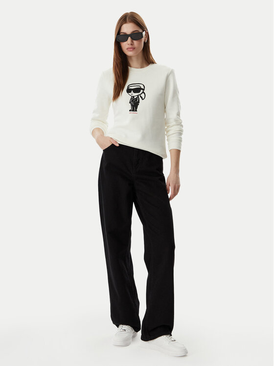 KARL LAGERFELD KARL LAGERFELD Hanorac A2W20071 Bej deschis Regular Fit