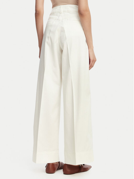 BOSS BOSS Pantaloni di tessuto C Tanjura5 50558693 Crema Regular Fit