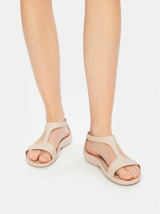 Crocs Crocs Sandały SERENA SANDAL 205469-212 Beżowy
