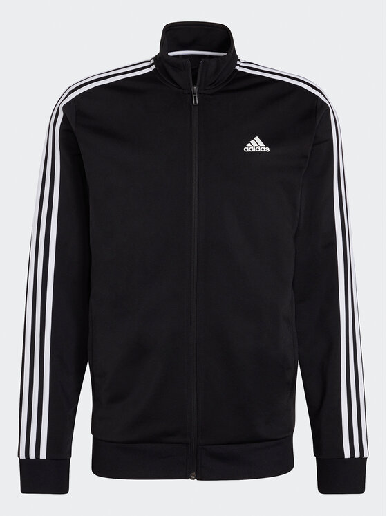 adidas adidas Μπλούζα Essentials Warm-Up 3-Stripes H46099 Μαύρο Regular Fit