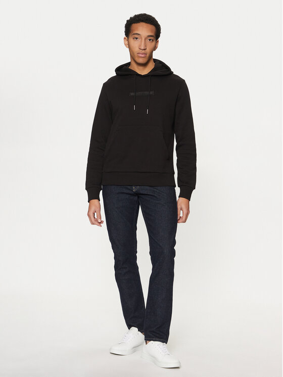 Calvin Klein Calvin Klein Majica dugih rukava Embroidered Logo K10K113564 Crna Regular Fit