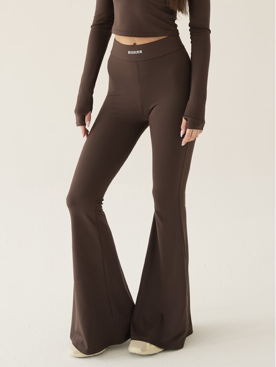MissDenim MissDenim Legginsy Soft Touch Brązowy Second Skin Fit