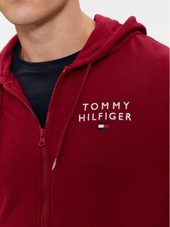 Tommy Hilfiger Tommy Hilfiger Pulóver UM0UM03133 Piros Regular Fit