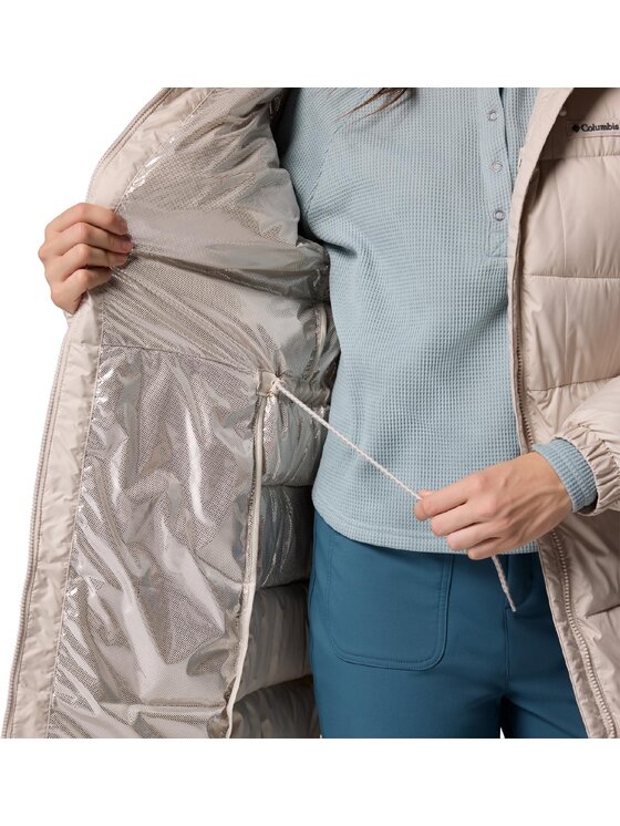Columbia Columbia Płaszcz 213354 Beżowy Regular Fit