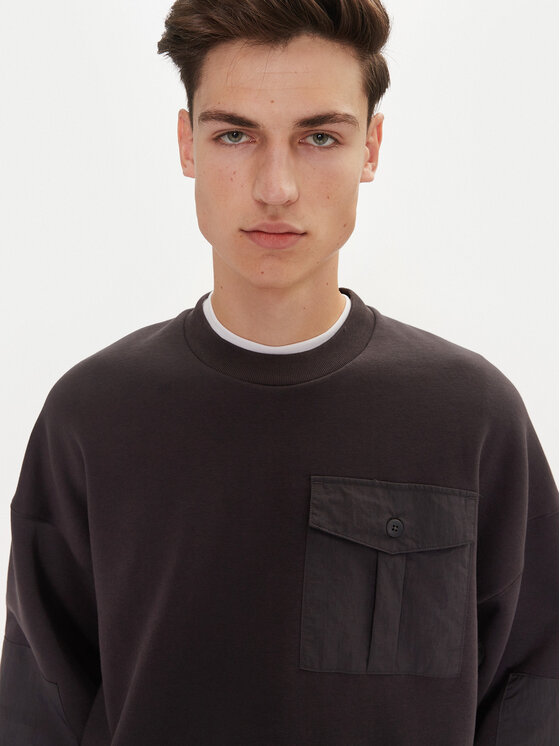 Champion Champion Суитшърт 220421 Сив Loose Fit