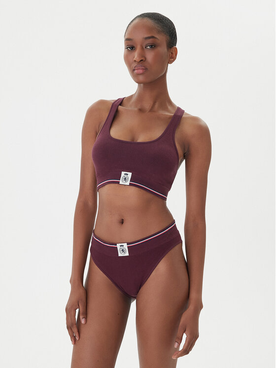 Tommy Hilfiger Tommy Hilfiger Klasszikus alsó UW0UW06064 Bordó