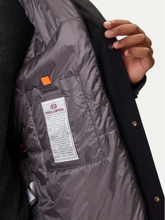 Parajumpers Parajumpers Télikabát Easy 25WMPMJKBC03 Fekete Regular Fit