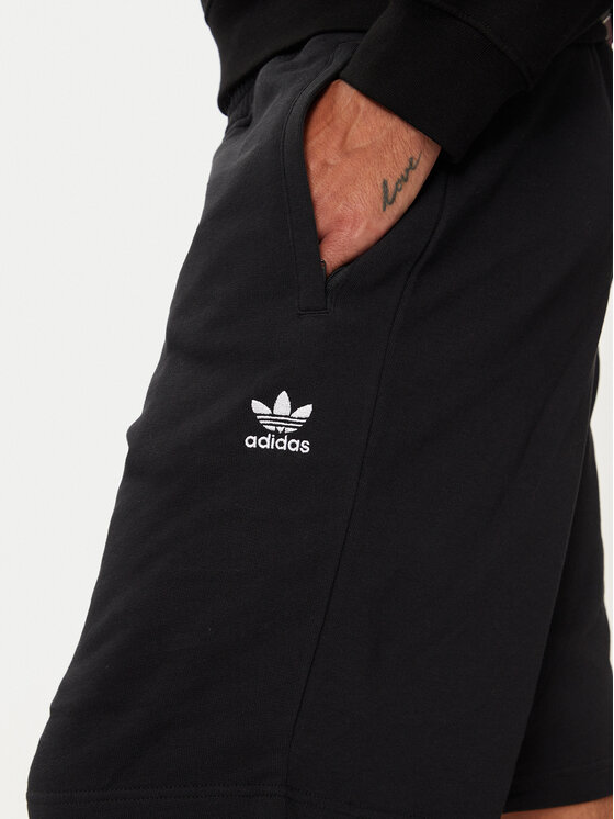 adidas adidas Sportovní kraťasy Essentials Trefoil IY8520 Černá Regular Fit