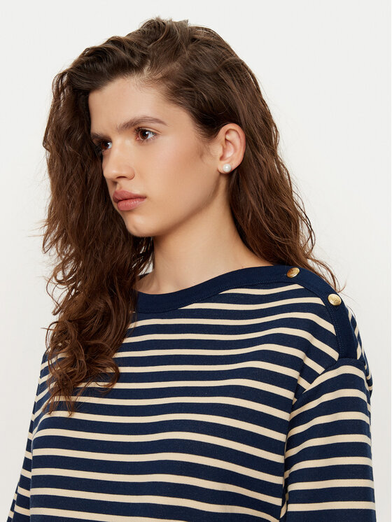 Tommy Hilfiger Tommy Hilfiger Bluză WW0WW44447 Bleumarin Relaxed Fit