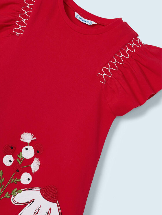 Vestito da giorno 3948 Rosso