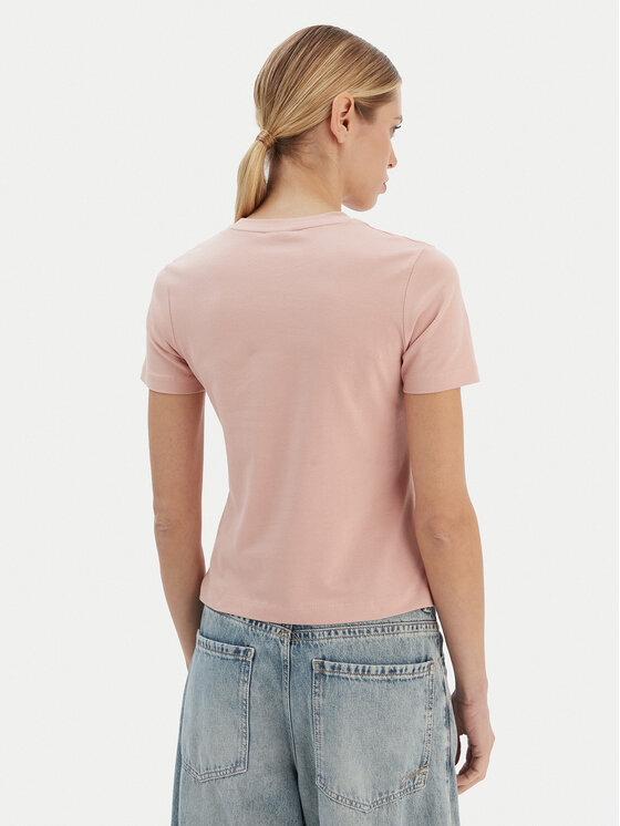 Guess Guess Tričko V6RI20 J1314 Ružová Regular Fit