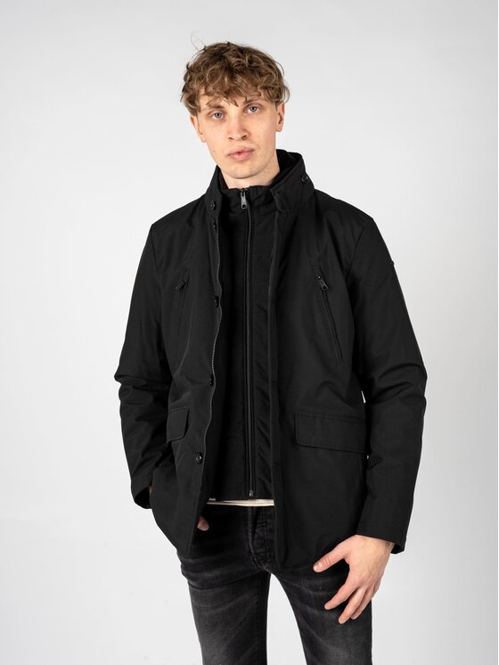 Geox Geox Bunda pro přechodné období M2620A T2953 Černá Regular Fit