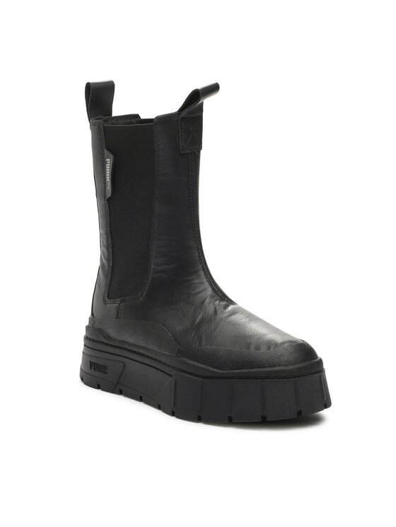 Puma Puma Īsie zābaki Mayze Stack Chelsea Wns 386272 06 Melns