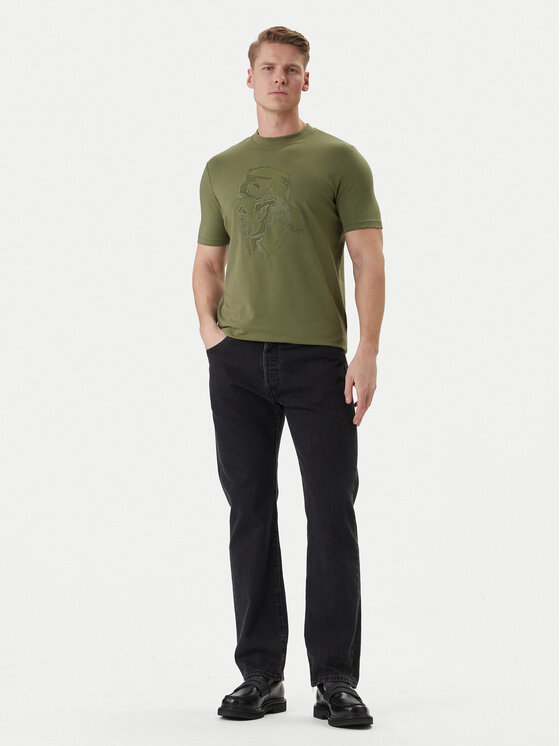KARL LAGERFELD KARL LAGERFELD Póló 755036 562221 Zöld Loose Fit