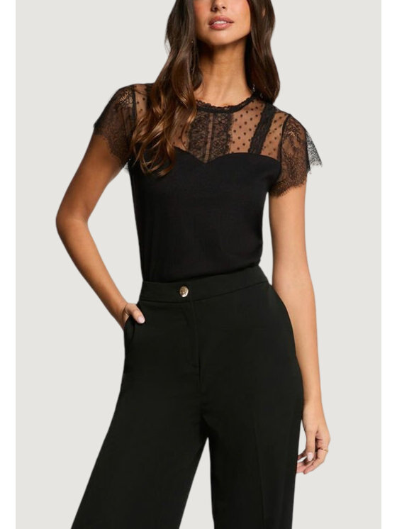 Morgan Morgan Bluse 261-DAPHNE Schwarz Regular Fit