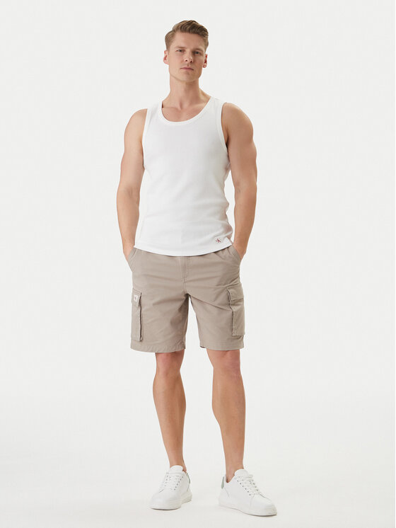 Calvin Klein Jeans Calvin Klein Jeans Trikó LV04RF272G Fehér Regular Fit