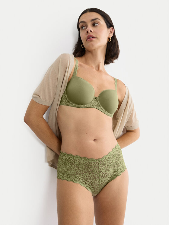 Triumph Triumph Mutande classiche a vita alta Amourette 10210675 Verde