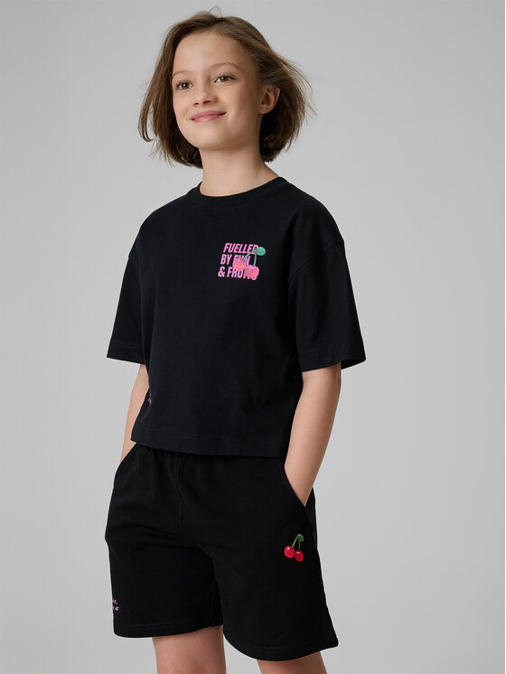 4F 4F T-Shirt JELLIFICATION Czarny Loose Fit
