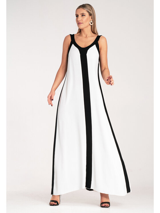 FIGL FIGL Abito da cocktail M1122 Bianco A-Line Fit