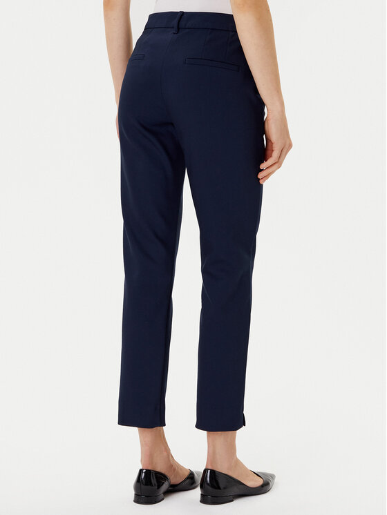 Marella Marella Chinosy Abb 2523136031 Granatowy Slim Fit