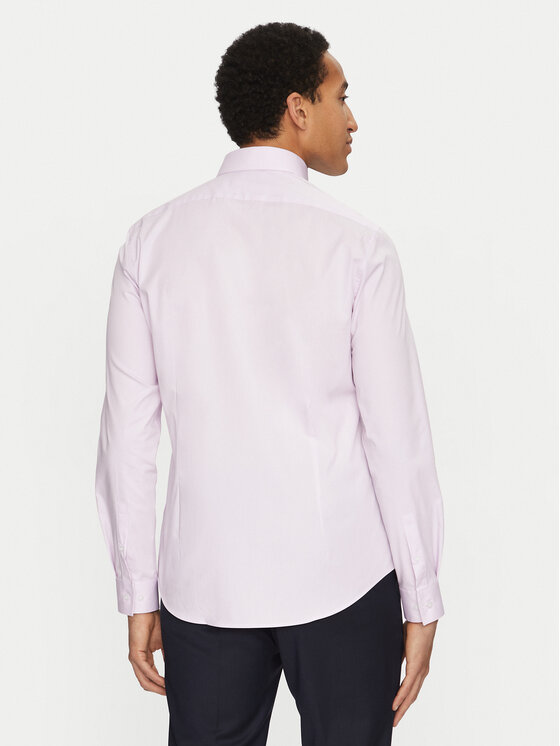 Calvin Klein Calvin Klein Košeľa K10K108229 Fialová Slim Fit