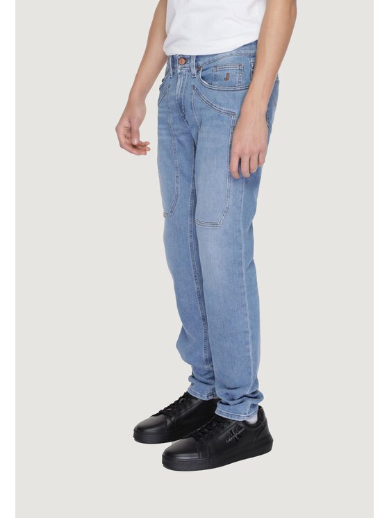 Jeckerson Jeckerson Jeansy JOHN 5 Niebieski Slim Fit