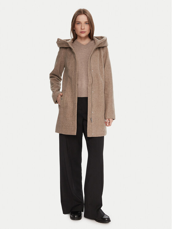 Vero Moda Vero Moda Płaszcz przejściowy Popliva 10310779 Beżowy Regular Fit