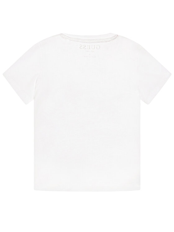 Guess Guess Tricou N0BI22 I3Z00 Alb Regular Fit