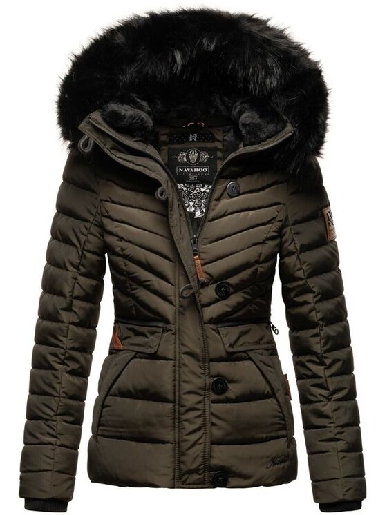 Navahoo Navahoo Kurtka zimowa Wisteriaa Czarny Casual Fit