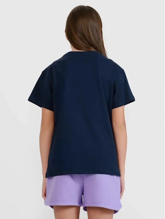 4F 4F T-Shirt 4FJWMM00TTSHF2332-31S Μπλε Regular Fit