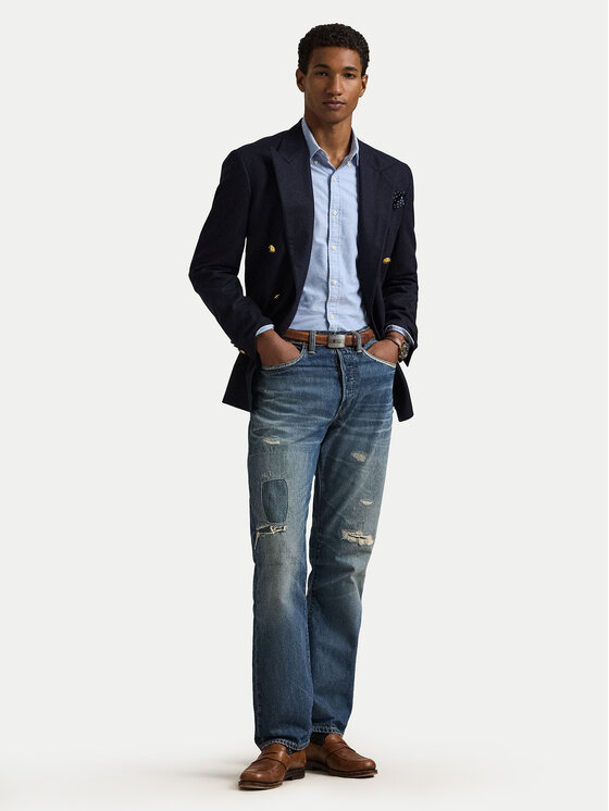 Polo Ralph Lauren Polo Ralph Lauren Cămașă Core Replen 710549084 Albastru celest Slim Fit