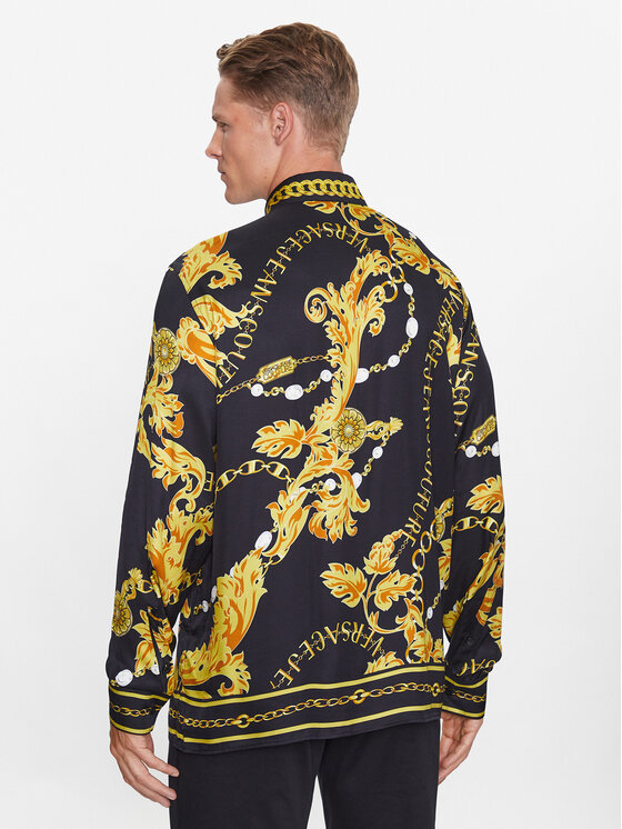 Versace Jeans Couture Versace Jeans Couture Πουκάμισο 75GAL2RC Μαύρο Regular Fit