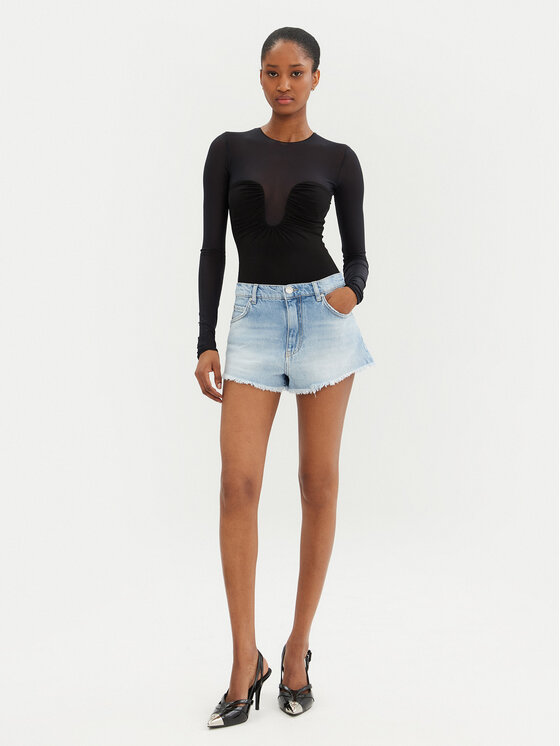 PINKO PINKO Jeans kratke hlače Serengeti 104593 A2BO Modra Regular Fit